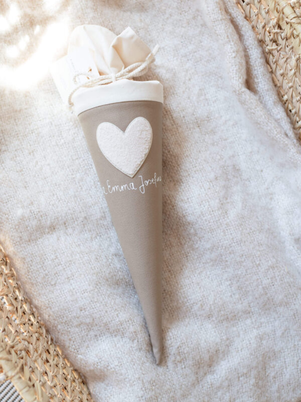 Schultüte personalisiert Herz