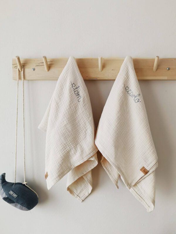 Musselintuch personalisiert Baby