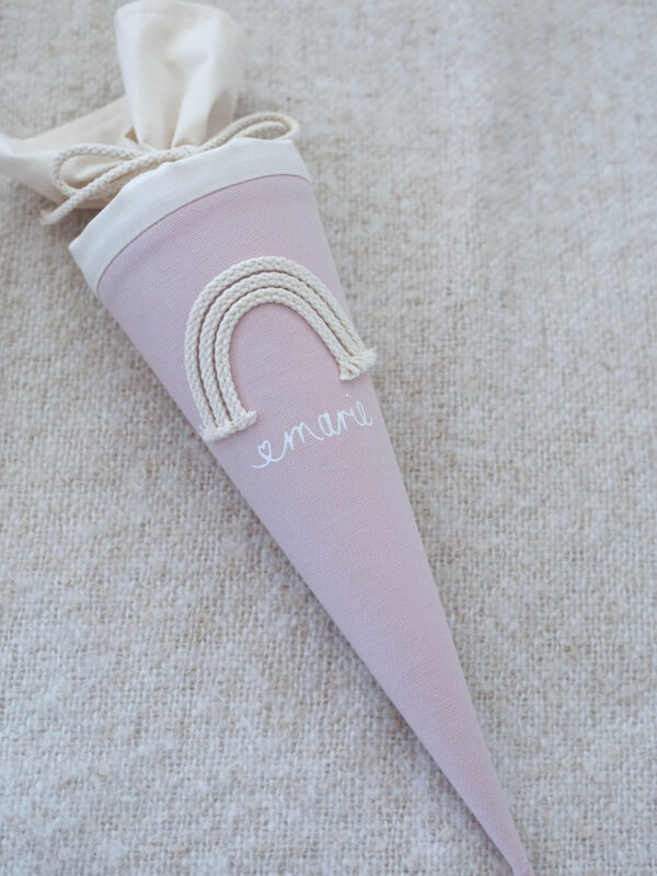 Geschwistertüte Kitatüte personalisiert Regenbogen