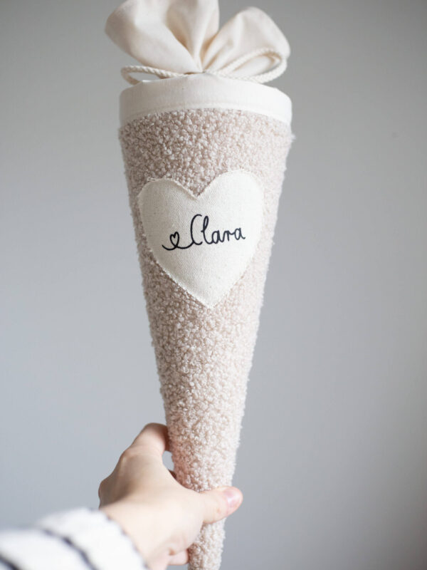 Kitatüte Teddyfleece personalisiert